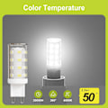 Pikkukuva 2 / 5: G9 LED-lamppu 3W Neutraali Valkoinen 4000K, G9 LED-lamppu 360º Valonsäde Ilman Tummia Kulmia, Ei Välkkymistä, Ei Himmennettävissä (10 Kpl) 6W