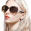 Miniatyrbilde 2 av 5: Solbriller for kvinner Trendy Polariserte solbriller Oversized solbriller Dame Shades UV-beskyttelse B