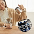 Miniatyrbild 5 av 5: Kaffekapsel förvaringskorg i metall, stor kapacitet, K-kopphållare, kaffekapslar förvaringskopp för kaffebar, kaffekapslar, svart