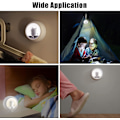 Pikkukuva 5 / 5: Ladattava liiketunnistimen yövalo - AIMILAR Magneettiset yövalot Säädettävä kirkkaus Stick-Anywhere Cat Lamp