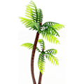 Miniatyrbillede 3 af 3: 25 stk. Kunstig Kokospalme Model, Arkitektur Model Landskab Kunstig Plante
