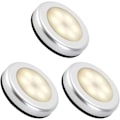 Miniatyrbillede 1 af 5: Indendørs bevægelsessensor natlys, LED bevægelsessensor batteridrevet lampe til trapper, LED-belysning  Auto ON / OFF 3M klæbemiddel Warm light 3pc