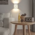 Miniatyrbillede 2 af 5: LED Indendørs Væglampe Hvid Væglampe Gips Væglampe til Soveværelse Korridor Stue Køkken - Varm Hvid