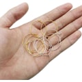 Pikkukuva 2 / 5: 44 kpl viinilasin koriste renkaat metallirenkaat korvakorurenkaat DIY-koruihin, viinilasin merkit (30mm)