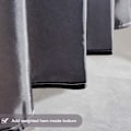Miniatyrbillede 4 af 5: Vandtæt polyester tekstil badeforhæng med 10 ringe bruseforhæng 150x180cm