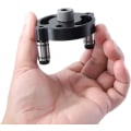 Miniatyrbilde 5 av 5: Vertikal selvjusterende dyveljiggsett, dyvelborguide, 2,75\" aluminiumslegering 3-hulls borbitguide