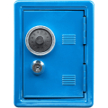 Miniatyrbilde 2 av 4: Økonomisk safe, 120 x 105 x 160 mm, blå, 1 stk
