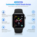 Miniatyrbilde 2 av 5: Sportreim kompatibel med Apple Watch iWatch-reimer unisex, myke silikonreimer for håndleddet til Apple Watch 3 6 5 4 2 1 SE Black 42mm/44mm S/M