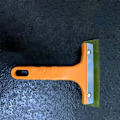 Miniatyrbillede 4 af 4: Multifunktionel sneskraber, brede metalblade, ABS-skridsikkert håndtag, bilsneskovl, isskraber, en god hjælper til snerydning