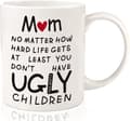 Mors Dag Mugg Presenter, 330ml Rolig Mamma Mugg Mors Dag Presenter Kaffemugg från Dotter Son Gåvor