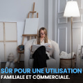 Miniatyrbillede 5 af 5: LED Majs Pære E27 Koldt Hvid 6000K, 1800LM, Svarer til 200W Halogen Pære, Majs Pære E27 Led Lys, (Ikke-Dæmpbar, 3-Pak)