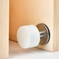 Miniatyrbilde 4 av 4: 4-pakning dørstoppere i rustfritt stål med klistremerker, selvklebende dørstoppere, for hjemmekontor