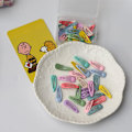 Miniatyrbilde 3 av 5: 30 Stykker Godterifarge Små Hårspenner Jenter Baby Snap Hårspenne 3cm Metall Snap Hår Mini Spenne Brukes for Jenter Barn