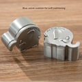 Miniatyrbild 8 av 8: 2-pack Små Minnesskrin Elefantform Förvaringsbehållare Metall Samlingsbox för Bebistand Lock Gåvor