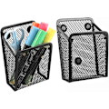 Miniatyrbild 2 av 5: Magnetisk pennhållare, 2 fack Mesh pennkorg Rectangle 2pack