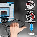 Miniatyrbild 4 av 5: Hot Bee Inomhus Basketkorg för Sovrum, Mini Basketkorg för Barn och 3 Bollar Led-lampor Automatisk Poängräkning, Basketboll för Pojkar