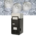 Miniatyrbild 1 av 8: USB-kylskåp isolerad kylning liten bärbar låg decibel energibesparande halvledarkyl kylskåp kylare för bil svart