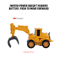 Miniatyrbild 8 av 8: Alloy Engineering Vehicle Model 360 Graders Rotation Barnbil Modell Leksak Skrot Hanterare