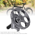 Miniatyrbild 8 av 8: Fällbar cykel i aluminium Hingle Clamp C Spänne CNC Integrerad för Brompton Fällbar cykel Titanfärg