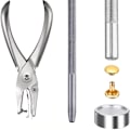 Miniatyrbild 2 av 5: Set med 480 nitar för läder, Metall, FlerfärgadSet med 480 nitar för läder, Metall, Flerfärgad