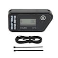 Miniatyrbild 2 av 8: Motorcykel Digital Varvräknare Timräknare LCD-Display Timer IP68 Vattentät Induktionstyp för Bensinmotor