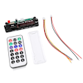 Miniatyrbild 8 av 10: Bluetooth Dekoderkort Stöd USB-Lagringskort FM-Växling MP3 WMA Dekodningsmodul med LED-Display