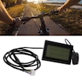 Miniatyrbild 1 av 8: Elektrisk cykeldisplaymätare 5-stifts vattentät kontakt Cykel LCD-displaykontrollpanel för KT-kontroller 24V 36V 48V