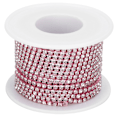 Miniatyrbild 2 av 6: SS8‑2,5 mm 10 meter konstgjord diamantkedja DIY hemhantverk bröllopsdekoration kedja rosa