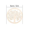 Miniatyrbild 4 av 8: 48 st trä Livets träd Ray Carving DIY hantverk semesterdekoration prydnader hantverk