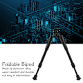 Miniatyrbild 7 av 8: Aluminiumlegering Skytte Bipod Justerbar Snabbfrigöring Bipod med Anslutning för Utomhusbruk