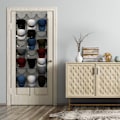 Miniatyrbild 3 av 7: Hatthylla för kepsar, platsbesparande design med djupa fickor för enkel identifiering, transparent hatthållare för snabbt val