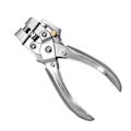 Miniatyrbild 1 av 5: Multifunktionell stanspliers, stanspliers för ihåliga nitar för kläder, läderbälte med 100 öljetter