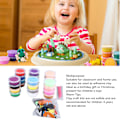 Miniatyrbild 3 av 8: 24 Färger Mjuk Lera Set Innovativt Roligt DIY Mjuk Lätt Formbar Modellera Set för Barn Present