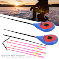Miniatyrbild 6 av 7: Mini vinterfiske isfisketillbehör kit spöspets främre förlängningssektion fiskeredskap 14CM