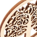 Miniatyrbild 3 av 8: 48 st trä Livets träd Ray Carving DIY hantverk semesterdekoration prydnader hantverk