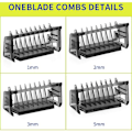 Miniatyrbild 3 av 5: Oneblade kamguide kam för Philips OneBlade & OneBlade Pro, QP2530, QP2630, QP6620, QP6520, ansiktshårklippare Skäggblad 4st/ Set Mixed Kit