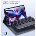 Miniatyrbild 3 av 6: Tangentbord för nya iPad Pro 12.9 2021/2020/2018, QWERTY bakgrundsbelyst trådlöst Bluetooth case för iPad pro 12.9 tum 5/4:e generationen/3:e generationen