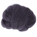 Miniatyrbild 4 av 8: 55g färgad nåltovningsull roving spinning sömnad trimning handarbete material (mörkgrå)