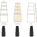 Miniatyrbild 2 av 9: Dammsugarslangadapter, dammsugarreduceradapter, standard dammsugaradapter, dammsugaradapterverktyg, dammsugare dammsugaradapter