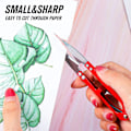 Miniatyrbild 8 av 9: 3 st sy-saxar 4,7 tum U-form garn tråd sax broderi små saxar saxar trimning tång för sömnad stygn DIY hantverk tillbehör,