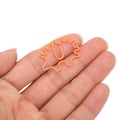 Miniatyrbild 7 av 8: 100 st papperklämmor Bärbar Mini Söta Igelkott Form Rostfri Förnicklad Metall Papperklämmor För Filklassificering