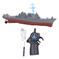 Miniatyrbild 2 av 8: 2.4G RC Flygplan Båtleksak Simulerad Dubbel Propeller Vattensensor Fjärrkontroll Båt Leksak Typ B