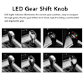 Miniatyrbild 5 av 8: LED Växelspaksknopp Tumtyp Växelspak Huvud Retrofit Kit med Ett Klick Startknapp för E90 E91 E92 E93 LHD Kolfiberstil