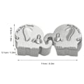 Miniatyrbild 6 av 8: 2-pack Små Minnesskrin Elefantform Förvaringsbehållare Metall Samlingsbox för Bebistand Lock Gåvor