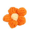 Miniatyrbild 8 av 8: 40 st konstgjorda stickade ullblommor hög simulering återanvändbara söta konstgjorda apelsinblommor för hem bal bröllopsdekor