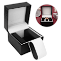 Miniatyrbild 4 av 8: Elegant Klockbox, Lyxig Displayfodral med Mjuk Vaddering, Vattentålig P.U. Läder Smyckesförvaring för Klockor och Andra Värdefulla Föremål,