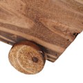 Miniatyrbild 3 av 8: Blomkruka Trävagn Robust Hållbar Träskottkärra Design Multifunktionell Inomhus Växtställ för Suckulent Blomma