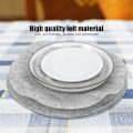 Miniatyrbild 2 av 8: Filt Tallriksförvaringsdelare Skydd, Premium Mjukt Filtmaterial Tallriksskydd för Porslinsglas Skydd i Kök &amp; Husbilar, Grå