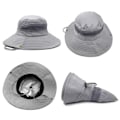 Miniatyrbild 3 av 4: Solhatt herr UV-skydd safarihatt sommar utomhus fiskehatt buskehatt