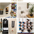 Miniatyrbild 5 av 5: Nespresso kapselhållare, kaffekapslarhållare för 12 original Nespresso kapslar, väggmonterad kaffekapselhållare